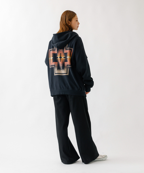 PENDLETON(ペンドルトン)の「【PENDLETON/ペンドルトン】Back Print Zip Up Hoodie / ハーディング柄 バックプリント ジップアップパーカー(パーカー・メンズ・ブラック/アイボリー/ホワイト系その他・M/L)」の19枚目の写真