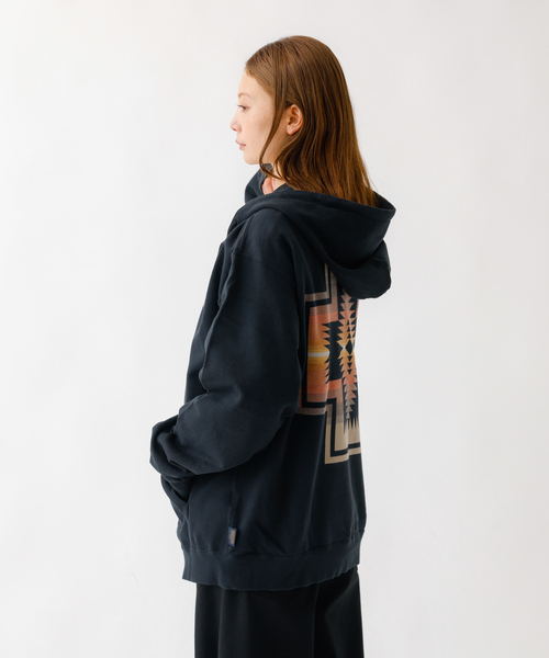 PENDLETON(ペンドルトン)の「【PENDLETON/ペンドルトン】Back Print Zip Up Hoodie / ハーディング柄 バックプリント ジップアップパーカー(パーカー・メンズ・ブラック/アイボリー/ホワイト系その他・M/L)」の20枚目の写真