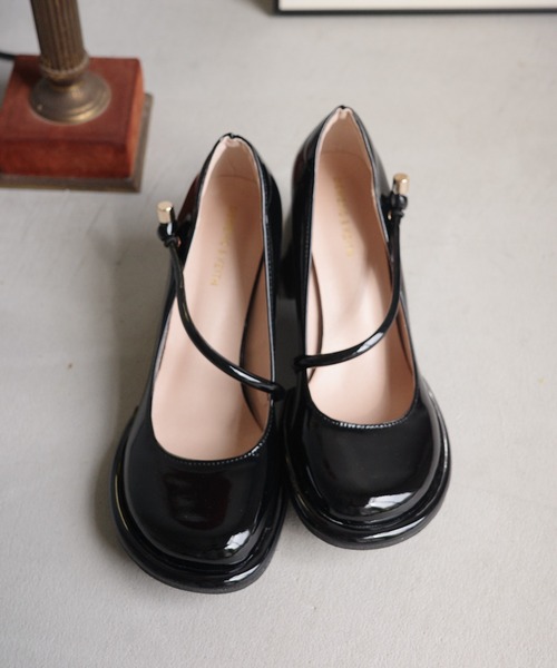 ラウンドトゥ メリージェーンパンプス（パンプス）｜PIN（ピン）の