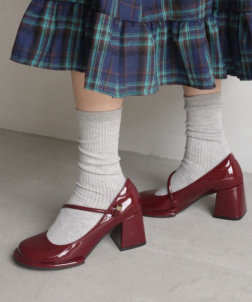 ラウンドトゥ メリージェーンパンプス（パンプス）｜PIN（ピン）の