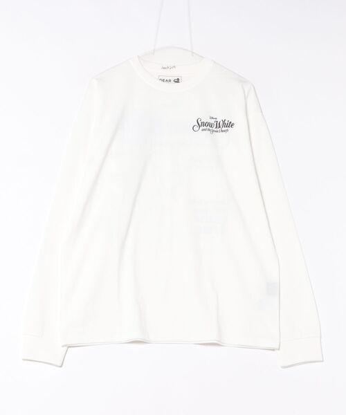 ムラサキスポーツ(ムラサキスポーツ)の「【ムラサキスポーツ限定】DEAR LAUREL/ディアローレル × Disney ディズニー × JM コラボ 長袖 Tシャツ ロンT バックプリント 白雪姫 DL25F-JM2201(Tシャツ/カットソー・メンズ・ホワイト/グレー・L/M)」の3枚目の写真