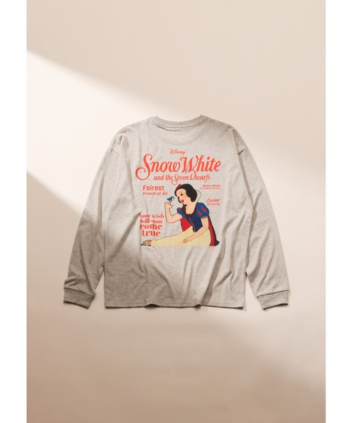 ムラサキスポーツ(ムラサキスポーツ)の「【ムラサキスポーツ限定】DEAR LAUREL/ディアローレル × Disney ディズニー × JM コラボ 長袖 Tシャツ ロンT バックプリント 白雪姫 DL25F-JM2201(Tシャツ/カットソー・メンズ・ホワイト/グレー・L/M)」の19枚目の写真