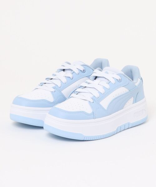 PUMA(プーマ)の「《PUMA》リバウンド フェム ロウ(スニーカー・レディース・ホワイト/ホワイト系その他2/ホワイト系その他・25.0cm/23.0cm/24.5cm/22.5cm/23.5cm/24.0cm)」の3枚目の写真