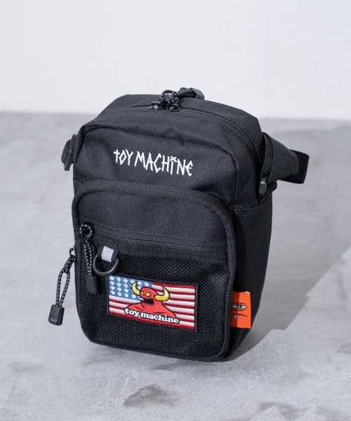 JUGLANS(ユグランス)の「【TOYMACHINE】QUICK SHOULDER BAG(ショルダーバッグ・メンズ・ライトブラウン/ブラック系その他/ブラック・FREE)」の2枚目の写真
