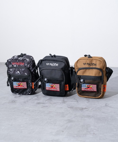 JUGLANS(ユグランス)の「【TOYMACHINE】QUICK SHOULDER BAG(ショルダーバッグ・メンズ・ライトブラウン/ブラック系その他・FREE)」の3枚目の写真