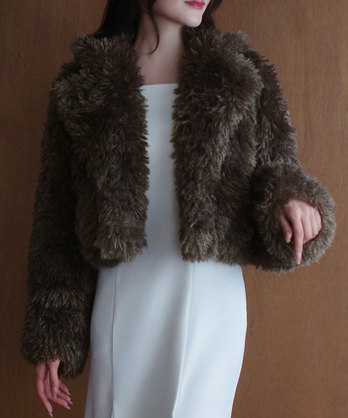 ファアンセス ファーショートジャケット コート ファアンセス ファーショートジャケット コート ファアンセス ファー