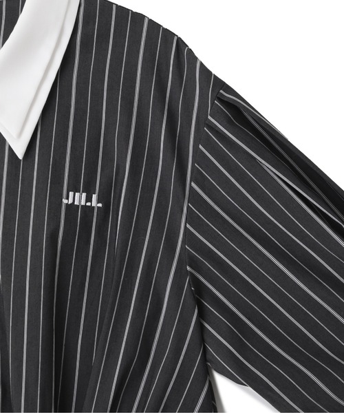 JILL by JILL STUART(ジルバイジルスチュアート)の「◇サイドリボンダブルカラーシャツ(シャツ/ブラウス・レディース・ブラック/ホワイト/グレー系その他・FREE)」の19枚目の写真