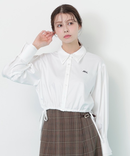 JILL by JILL STUART(ジルバイジルスチュアート)の「◇サイドリボンダブルカラーシャツ(シャツ/ブラウス・レディース・ブラック/ホワイト/グレー系その他・FREE)」の22枚目の写真