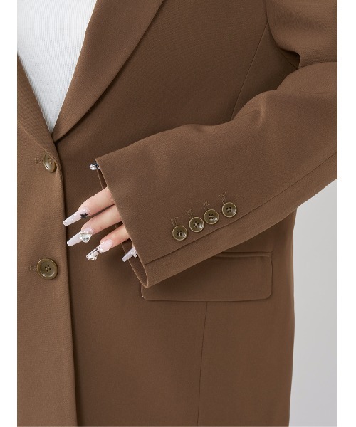 アシメポケットテーラードジャケット（テーラードジャケット