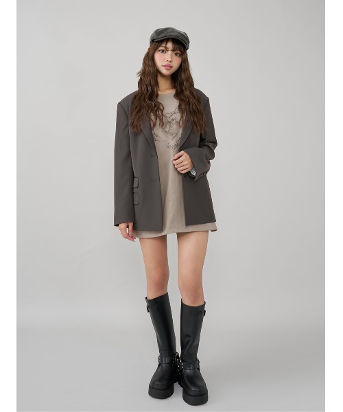 アシメポケットテーラードジャケット（テーラードジャケット）｜Darich