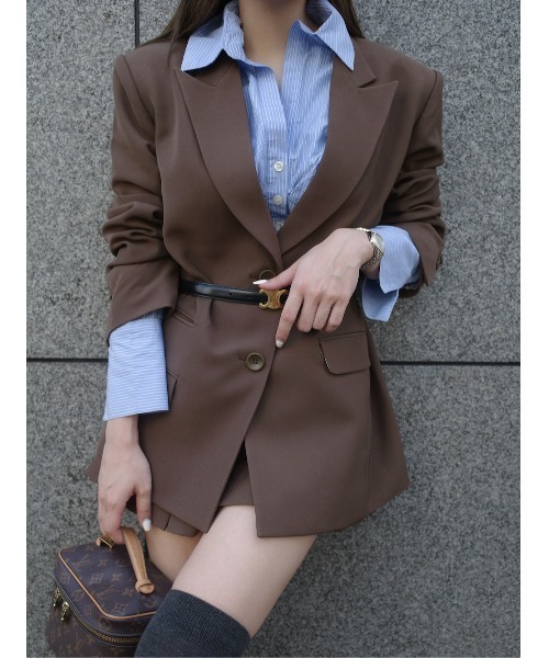 アシメポケットテーラードジャケット（テーラードジャケット）｜Darich