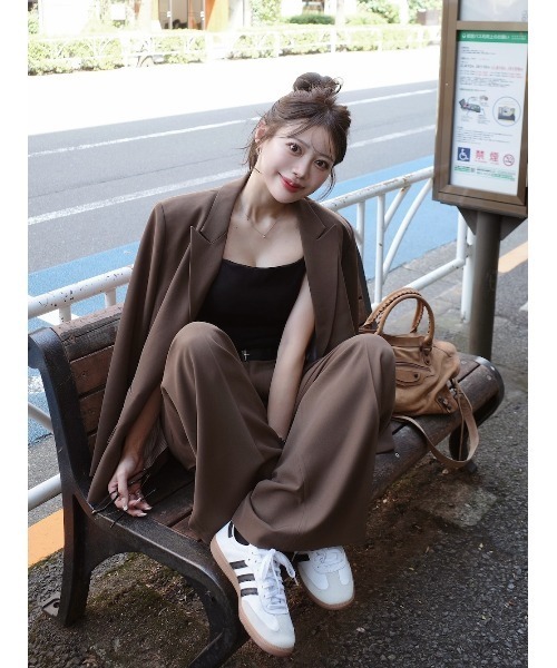 アシメポケットテーラードジャケット（テーラードジャケット）｜Darich