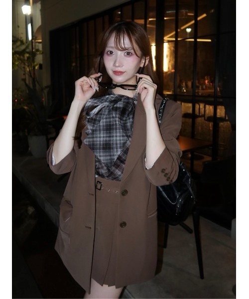 新品未開封　ダーリッチ　アシメポケットテーラードジャケット　darich ダーリッチ Darich アシメポケットテーラードジャケット