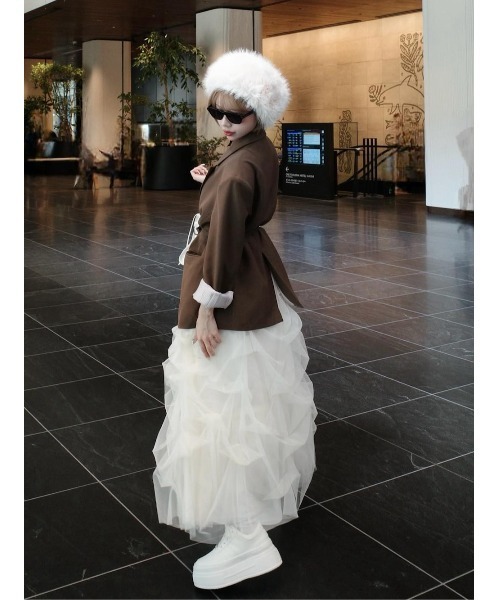 アシメポケットテーラードジャケット（テーラードジャケット