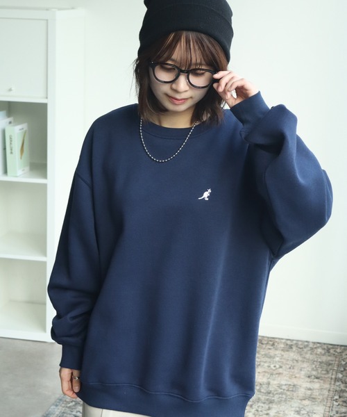 KANGOL(カンゴール)の「【KANGOL/カンゴール】別注 裏起毛 ガールイラスト バックプリント クルーネック スウェット 長袖 トレーナー(スウェット・メンズ・ブラック/ホワイト/ブルー系その他/ネイビー/グレー系その他2/ブラウン系その他/ブラウン/ホワイト系その他/杢グレー/ブラック系その他/アッシュグレー/グレー系その他・M/XL/L)」の19枚目の写真