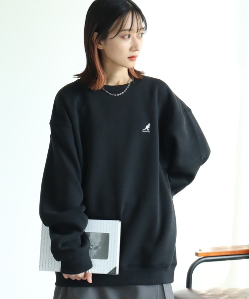 KANGOL(カンゴール)の「【KANGOL/カンゴール】別注 裏起毛 ガールイラスト バックプリント クルーネック スウェット 長袖 トレーナー(スウェット・メンズ・ブラック/ホワイト/ブルー系その他/ネイビー/グレー系その他2/ブラウン系その他/ブラウン/ホワイト系その他/杢グレー/ブラック系その他/アッシュグレー/グレー系その他・M/XL/L)」の13枚目の写真