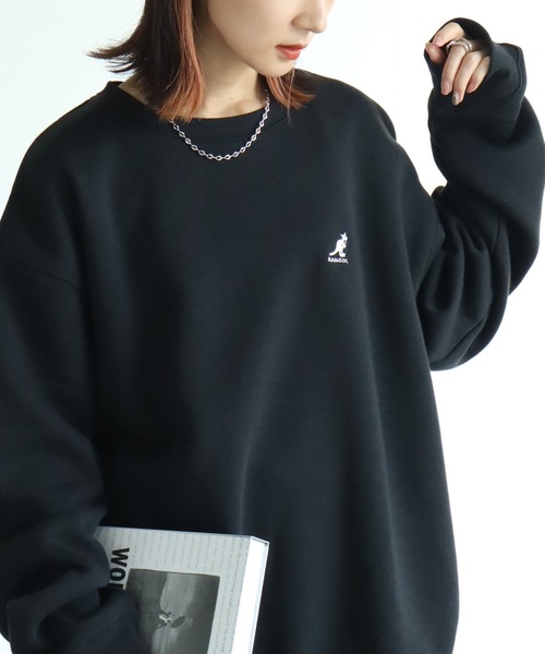 KANGOL(カンゴール)の「【KANGOL/カンゴール】別注 裏起毛 ガールイラスト バックプリント クルーネック スウェット 長袖 トレーナー(スウェット・メンズ・ブラック/ホワイト/ブルー系その他/ネイビー/グレー系その他2/ブラウン系その他/ブラウン/ホワイト系その他/杢グレー/ブラック系その他/アッシュグレー/グレー系その他・M/XL/L)」の14枚目の写真