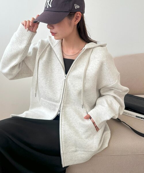 ユニセックス】ボンディングWジップビッグパーカー（パーカー