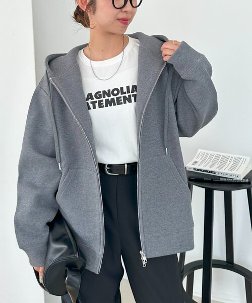 ユニセックス】ボンディングWジップビッグパーカー（パーカー