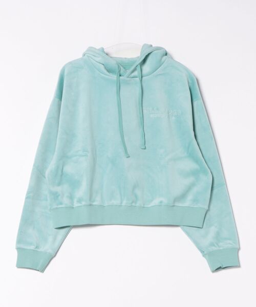 BILLABONG(ビラボン)の「BILLABONG レディース LAZY DAZE LOOSE CROP パーカー【LOOSE CROPPED】【2025年秋冬モデル】/ビラボンショート丈スウェットパーカー・フーディー(パーカー・レディース・ブラック/アイボリー/ブルー系その他・MEDIUM)」の3枚目の写真