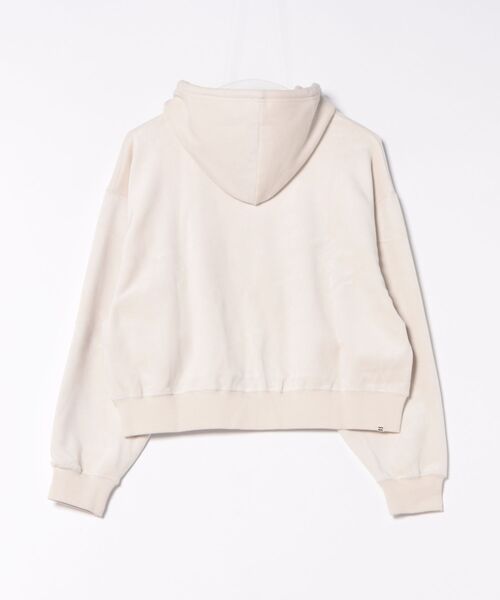 BILLABONG(ビラボン)の「BILLABONG レディース LAZY DAZE LOOSE CROP パーカー【LOOSE CROPPED】【2025年秋冬モデル】/ビラボンショート丈スウェットパーカー・フーディー(パーカー・レディース・ブラック/アイボリー/ブルー系その他・MEDIUM)」の4枚目の写真