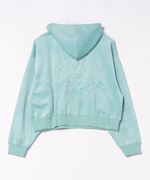 BILLABONG(ビラボン)の「BILLABONG レディース LAZY DAZE LOOSE CROP パーカー【LOOSE CROPPED】【2025年秋冬モデル】/ビラボンショート丈スウェットパーカー・フーディー(パーカー・レディース・ブラック/アイボリー/ブルー系その他・MEDIUM)」の5枚目の写真