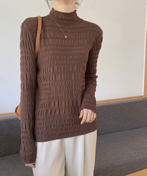 セール】縦リブ編みニットトップス（ニット/セーター）｜ReRe（リリ
