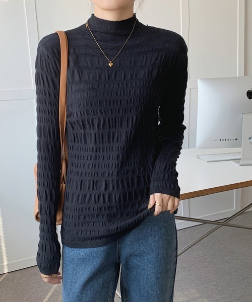 セール】縦リブ編みニットトップス（ニット/セーター）｜ReRe（リリ