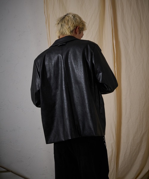 FTW(エフティダブリュー)の「F/LEATHER TAILORED JACKET(テーラードジャケット・レディース・ブラック・SMALL/LARGE/MEDIUM)」の15枚目の写真