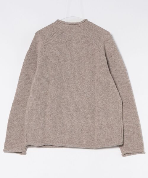 L.L.Bean（エルエルビーン）の「ビーンズ・クラシック・ラグ・ウール・セーター、ロールネック 米国フィット・レギュラー（ニット/セーター・メンズ・チャコール/ベージュ/ネイビー・SMALL/MEDIUM/LARGE）」の9枚目の写真