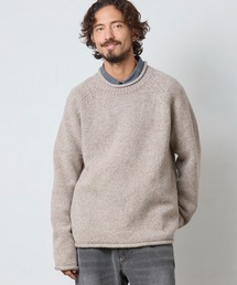 L.L.Bean | ビーンズ・クラシック・ラグ・ウール・セーター、ロールネック 米国フィット・レギュラー(ニット/セーター)