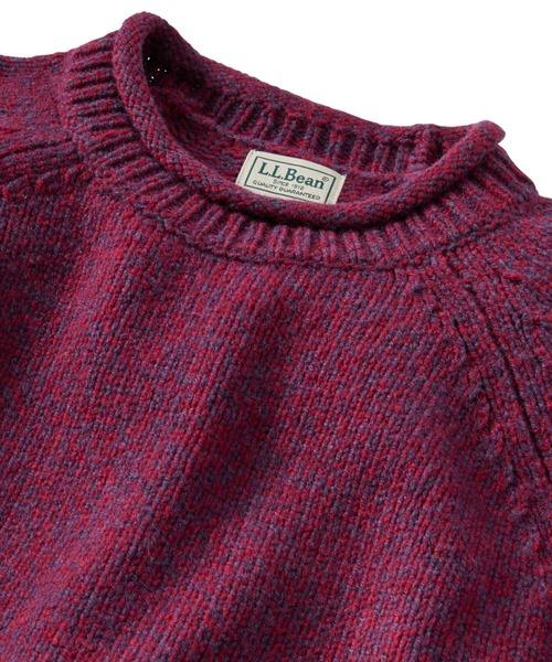 セール】ビーンズ・クラシック・ラグ・ウール・セーター、ロールネック