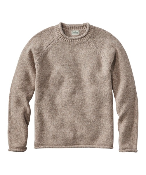 セール】ビーンズ・クラシック・ラグ・ウール・セーター、ロールネック