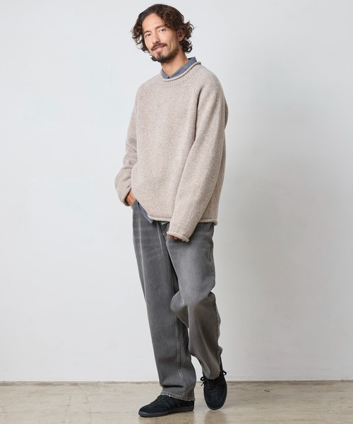 セール】ビーンズ・クラシック・ラグ・ウール・セーター、ロールネック