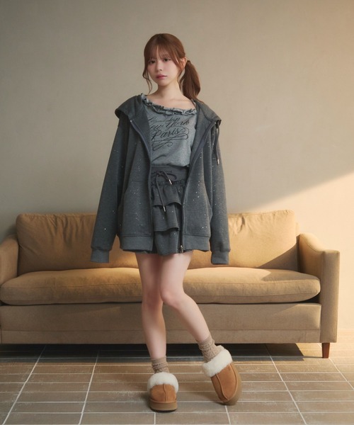 titty&co ラメスウェットセットアップ ラメスウェットセットアップ（セットアップ）｜TITTY&CO.（ティティー