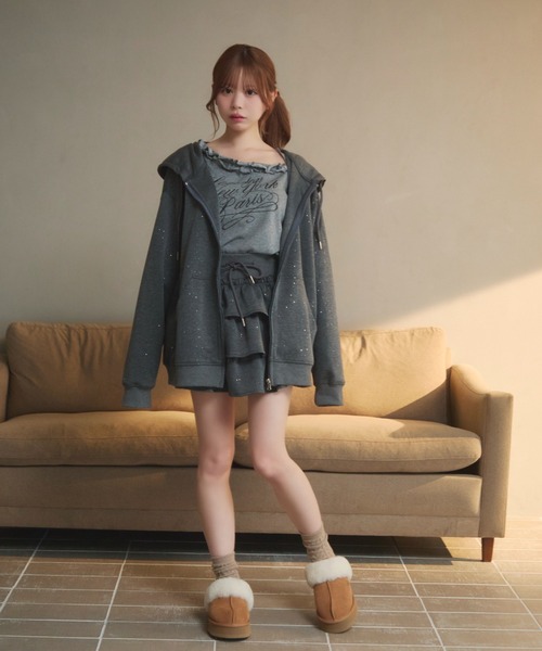 titty&co ラメスウェットセットアップ セール】ラメスウェットセットアップ（セットアップ）｜TITTY&CO