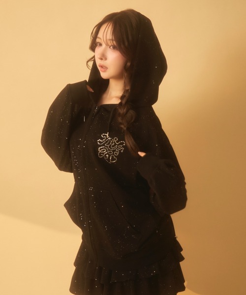 TITTY&CO.（ティティーアンドコー）の「ラメスウェットセットアップ