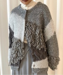 ★るんるん★AMERI アメリ　ニット　カーディガン　白 ☆るんるん様専用☆AMERI アメリ ニット カーディガン 白