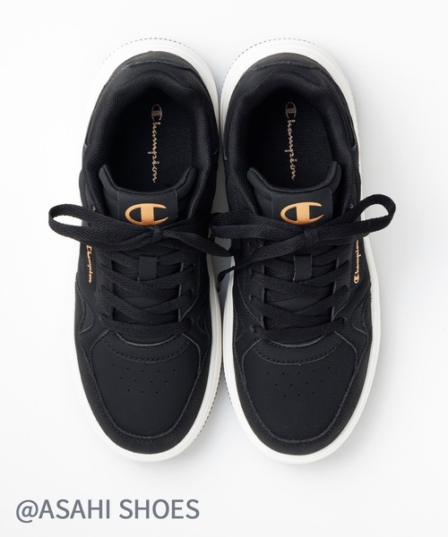 ASAHI SHOES（アサヒシューズ）の「Champion/チャンピオン スニーカー(CPN GB S11789)（スニーカー・レディース・ブラック・22.5cm/23.5cm/23.0cm/25.0cm/24.5cm/24.0cm）」の3枚目の写真
