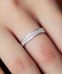 BEAMS JAPAN（ビームス　ジャパン）の「矢留彫金工房 / 秋田銀線細工 フリーリング ぎざ（リング）」