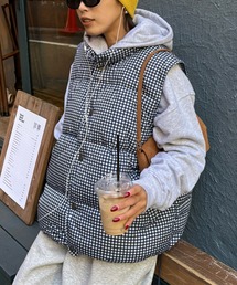 CIAOPANIC TYPY | 【UNISEX】ギンガムチェック中綿ベスト(ベスト)