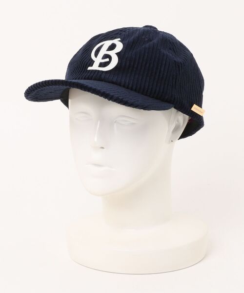 MAISON Birth(メゾンバース)の「MAISON Birth メゾンバース / 5W CORDUROY B-CAP 太畝コーデュロイキャップ / MB-25301(キャップ・レディース・レッド/ネイビー・FREE)」の4枚目の写真