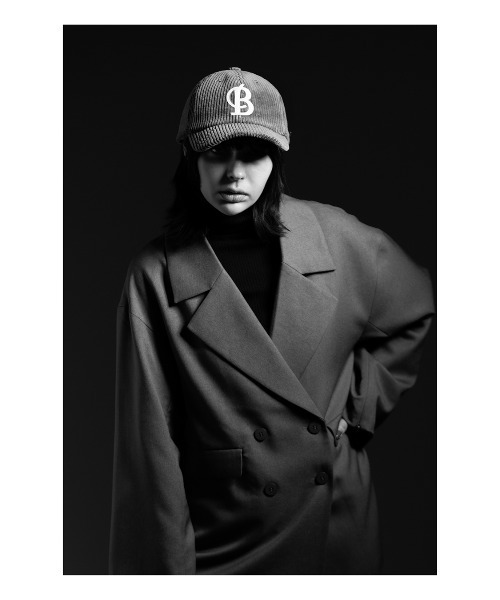 MAISON Birth(メゾンバース)の「MAISON Birth メゾンバース / 5W CORDUROY B-CAP 太畝コーデュロイキャップ / MB-25301(キャップ・レディース・レッド/ネイビー・FREE)」の6枚目の写真