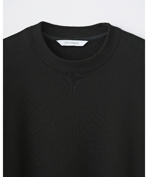 VICTIM（ヴィクティム）の「VICTIM ヴィクティム / SHORT SWEAT ショートスウェット トレーナー / VTM-25-CS-103（スウェット・メンズ・ブラック/グレー/ライトグレー・3/2/1）」の4枚目の写真
