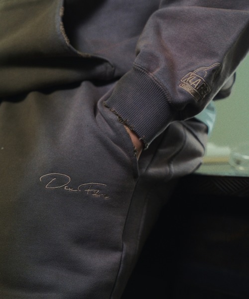 XLARGE（エクストララージ）の「XLARGE×DexFilmz WIDE SWEAT PANTS（スウェットパンツ・メンズ・ブラック/ブラウン・S/XL/L/M）」の7枚目の写真