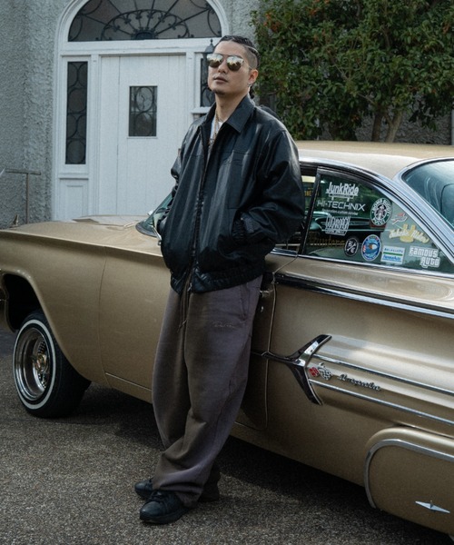 XLARGE（エクストララージ）の「XLARGE×DexFilmz WIDE SWEAT PANTS（スウェットパンツ・メンズ・ブラック/ブラウン・S/XL/L/M）」の9枚目の写真