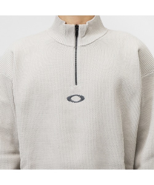 OAKLEY（オークリー）の「オークリー  NEW RETRO SWEATER 1.0（ニット/セーター・メンズ・オフホワイト/ブルーグレー/ブラック・M/L/LL/3L）」の6枚目の写真