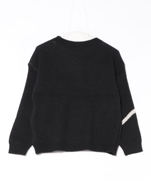 STYLEBLOCK(スタイルブロック)の「リボンプリントニット(ニット/セーター・レディース・ブラック/グレー/ベージュ系その他・FREE)」の4枚目の写真