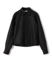 EDITION | ウールメルトンポプリン クロップドシャツ(シャツ/ブラウス)