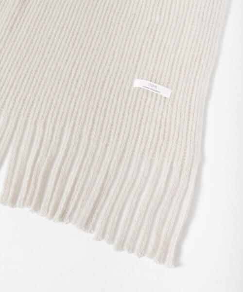 ITEMS URBANRESEARCH（アイテムズ アーバンリサーチ）の「グリッターソフトラッセルストール（マフラー・レディース・ラベンダー/チャコールグレー/アイボリー・-）」の12枚目の写真